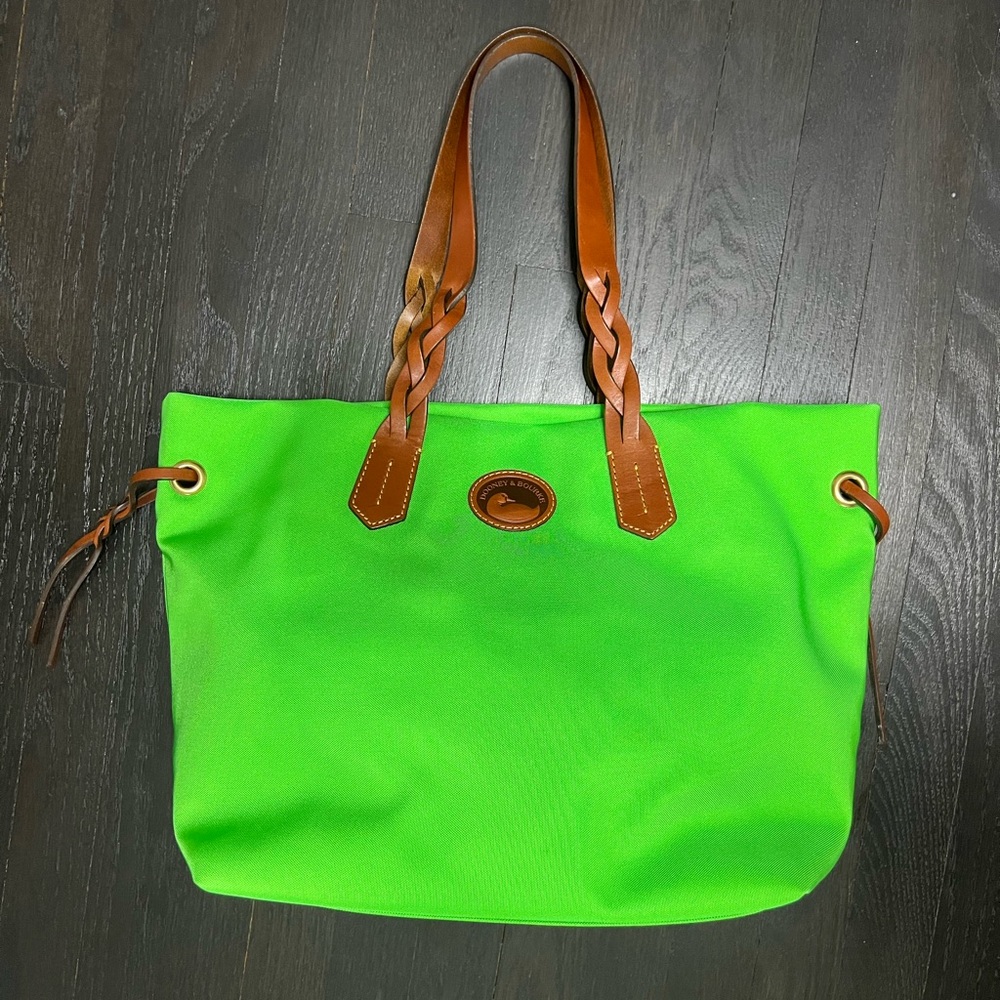 Dooney & Bourke Green Tote Bag - Picture 2 of 4